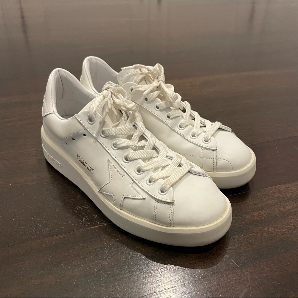Golden Goose Women’s Purestar Sneakers in White